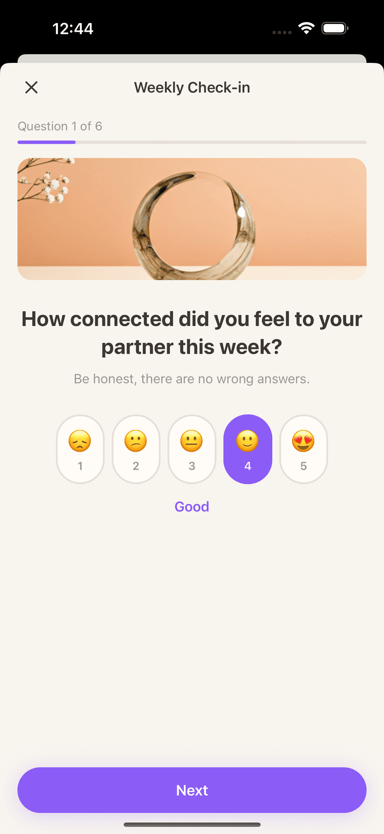 Check-in Step 1: Connection