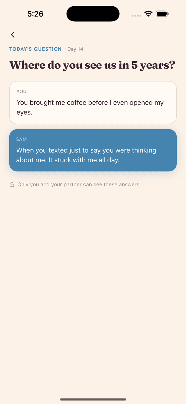 Answered together